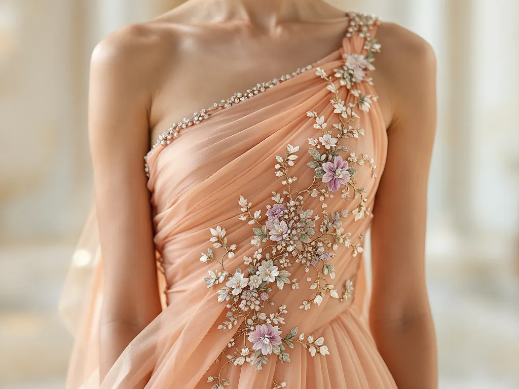 Top 30 Embroidery One Shoulder Dresses - Free Images to Download 15 One Shoulder Dresses