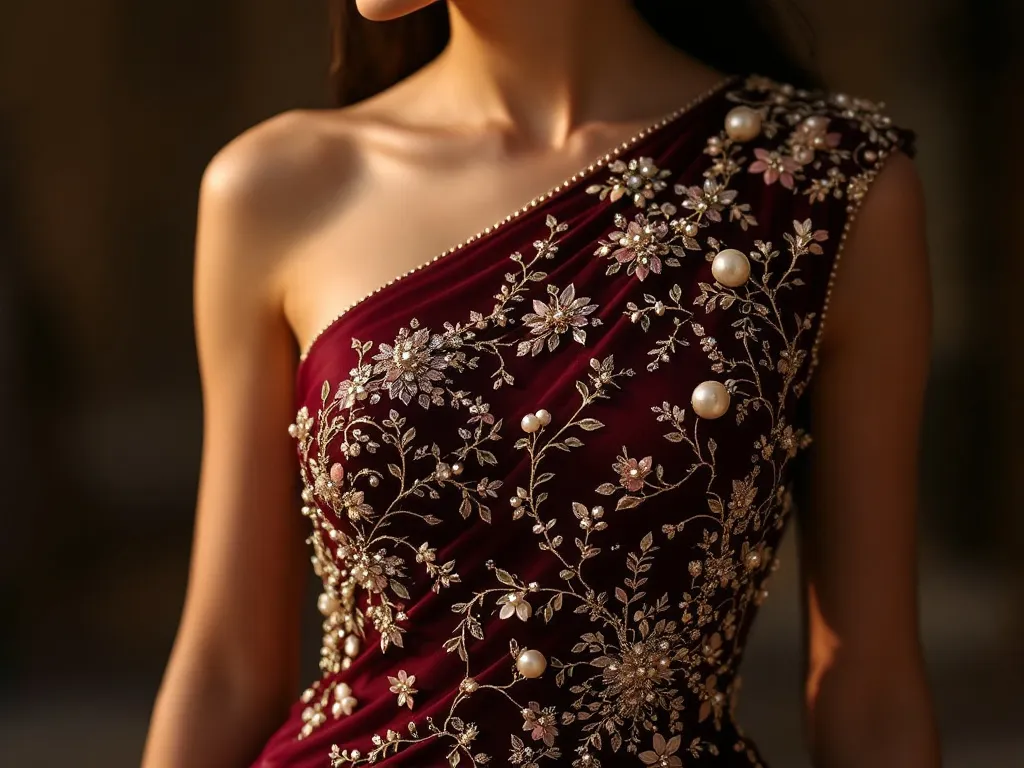 Top 30 Embroidery One Shoulder Dresses - Free Images to Download 16 One Shoulder Dresses