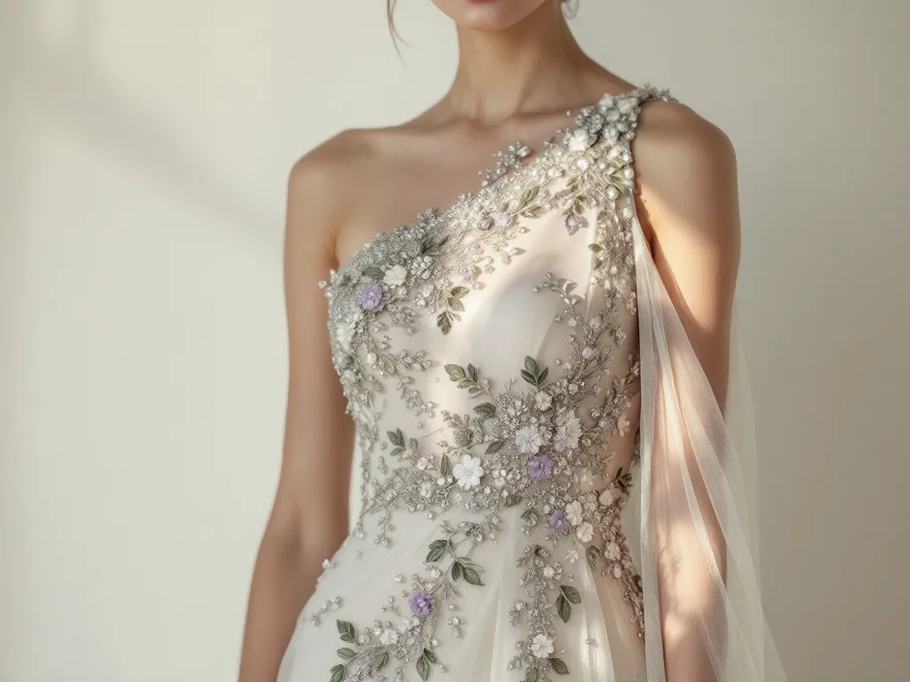 Top 30 Embroidery One Shoulder Dresses - Free Images to Download 21 One Shoulder Dresses
