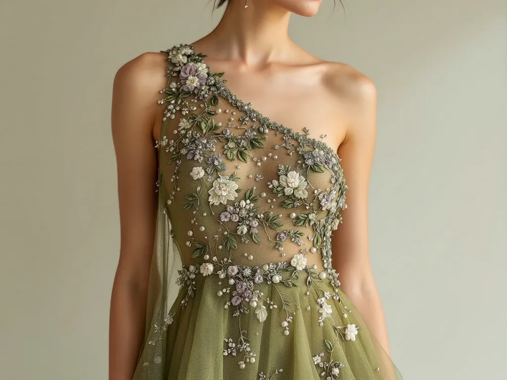 Top 30 Embroidery One Shoulder Dresses - Free Images to Download 26 One Shoulder Dresses