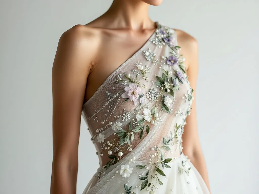Top 30 Embroidery One Shoulder Dresses - Free Images to Download 4 One Shoulder Dresses
