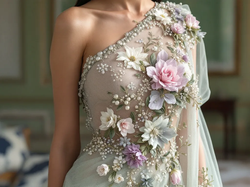 Top 30 Embroidery One Shoulder Dresses - Free Images to Download 6 One Shoulder Dresses