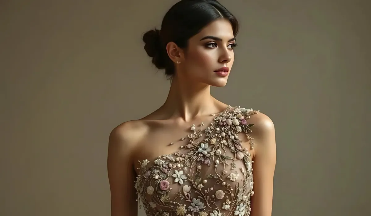 Top 30 Embroidery One Shoulder Dresses - Free Images to Download 1 One-Shoulder Dresses