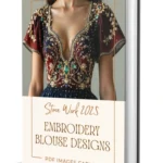embroidery blouse designs stone work