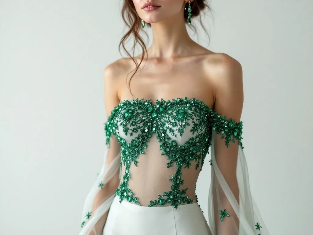 Top 40 Latest Bridal Blouse Designs for Embroidery Work - Free Download 12 green design 11