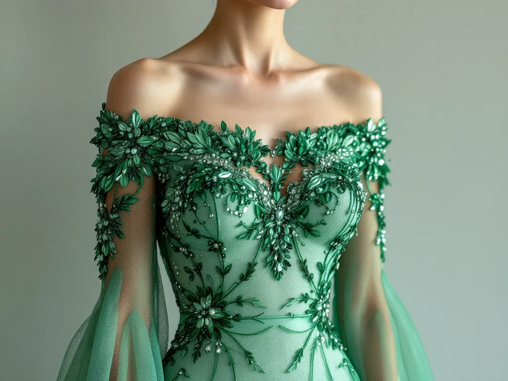 Top 40 Latest Bridal Blouse Designs for Embroidery Work - Free Download 17 green design 16