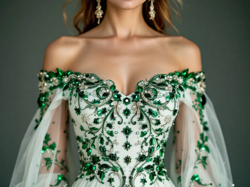 Top 40 Latest Bridal Blouse Designs for Embroidery Work - Free Download 26 green design 25