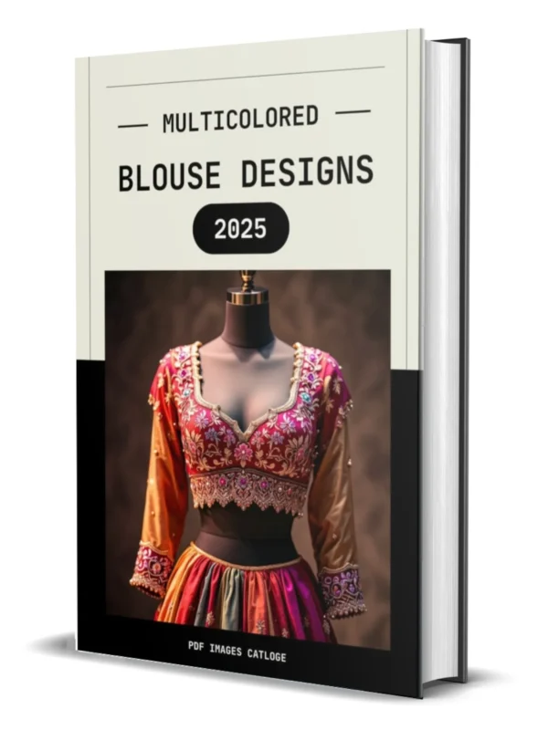 multicolored blouse designs