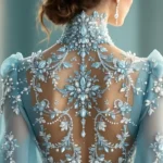 High Neck Back Blouse Designs thread work designs for blouse