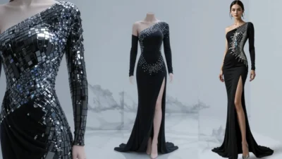 Asymmetric Design Dress