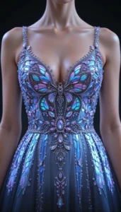 Free Butterfly Embroidery Design 1