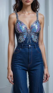 Free Butterfly Embroidery Design 139