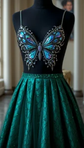 Free Butterfly Embroidery Design 199