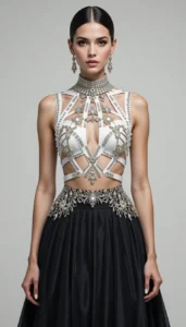 Sleeveless Blouse Design 105