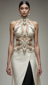 Sleeveless Blouse Design 108