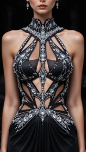 Sleeveless Blouse Design 112