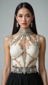 Sleeveless Blouse Design 115