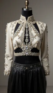 Sleeveless Blouse Design 117