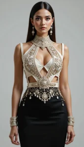 Sleeveless Blouse Design 119