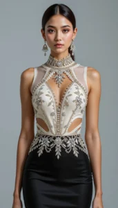 Sleeveless Blouse Design 12