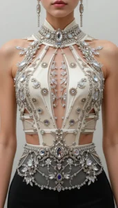 Sleeveless Blouse Design 126