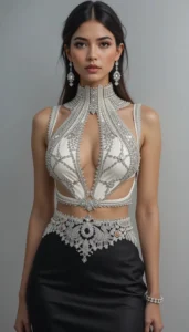 Sleeveless Blouse Design 13