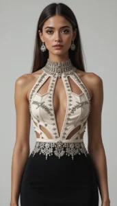 Sleeveless Blouse Design 130