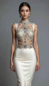 Sleeveless Blouse Design 131