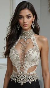 Sleeveless Blouse Design 137