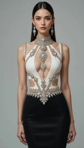 Sleeveless Blouse Design 147