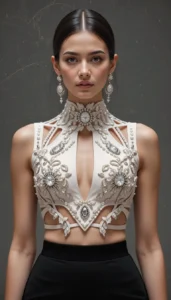 Sleeveless Blouse Design 151