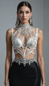 Sleeveless Blouse Design 159