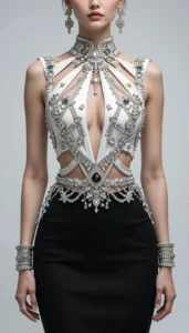 Sleeveless Blouse Design 160