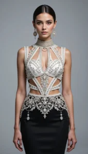 Sleeveless Blouse Design 161