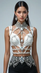 Sleeveless Blouse Design 165