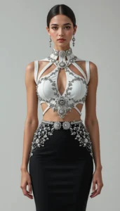 Sleeveless Blouse Design 167