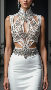 Sleeveless Blouse Design 168