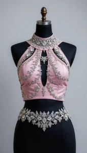 Sleeveless Blouse Design 17