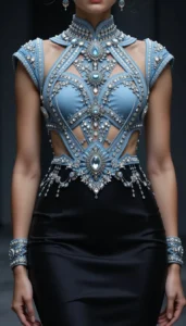 Sleeveless Blouse Design 19