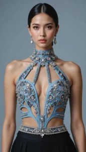 Sleeveless Blouse Design 22