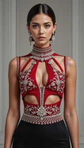 Sleeveless Blouse Design 23