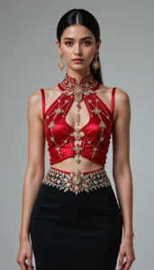 Sleeveless Blouse Design 28