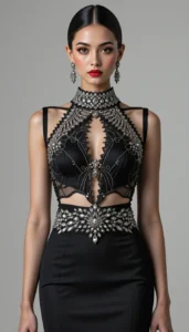 Sleeveless Blouse Design 34