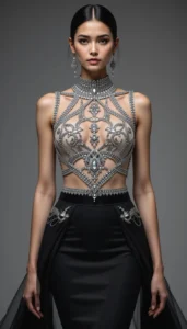 Sleeveless Blouse Design 36