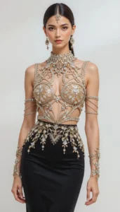 Sleeveless Blouse Design 41