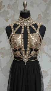 Sleeveless Blouse Design 43