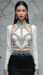 Sleeveless Blouse Design 45