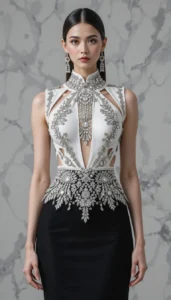 Sleeveless Blouse Design 49