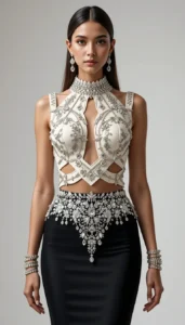 Sleeveless Blouse Design 54