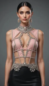 Sleeveless Blouse Design 62